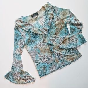 New Your City Design Co.- Boho Ruffled Top